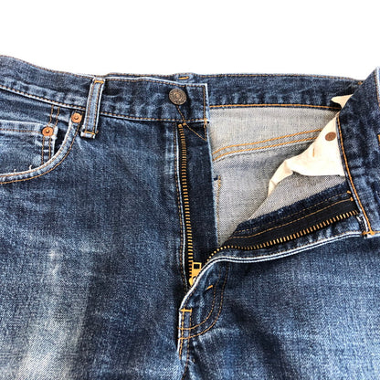 【現状渡し品】【メンズ】 LEVI'S VINTAGE CLOTHING リーバイスビンテージクロージング 90's 551ZXX DENIM PNATS 90年代 551ZXX デニムパンツ ボトムス ジーンズ 日本製 ボタン裏 刻印J09 156-251118-ts-23-tei サイズ：w31 カラー：インディゴ 万代Net店