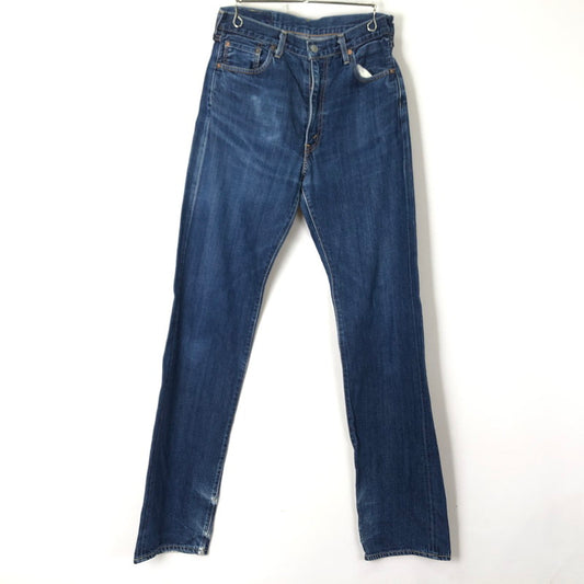 【現状渡し品】【メンズ】 Levi's リーバイス 502XX DENIM PANTS 502XX デニムパンツ ボトムス ジーンズ 日本製 BIG-E ボタン裏 刻印J22 156-251118-ts-24-tei サイズ：w31 カラー：インディゴ 万代Net店