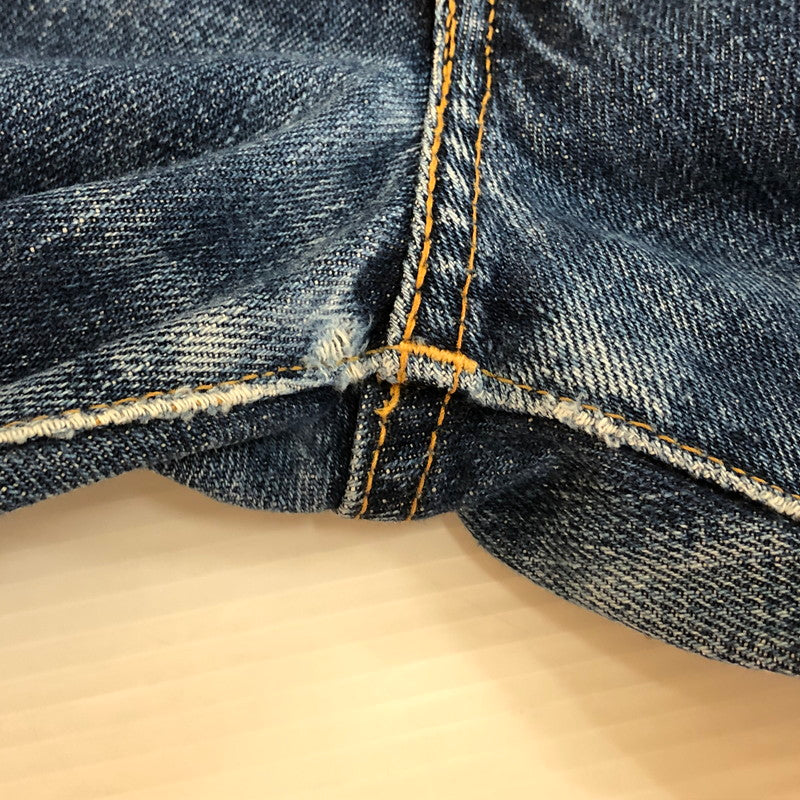 【現状渡し品】【メンズ】 Levi's リーバイス 502XX DENIM PANTS 502XX デニムパンツ ボトムス ジーンズ 日本製 BIG-E ボタン裏 刻印J22 156-251118-ts-24-tei サイズ：w31 カラー：インディゴ 万代Net店