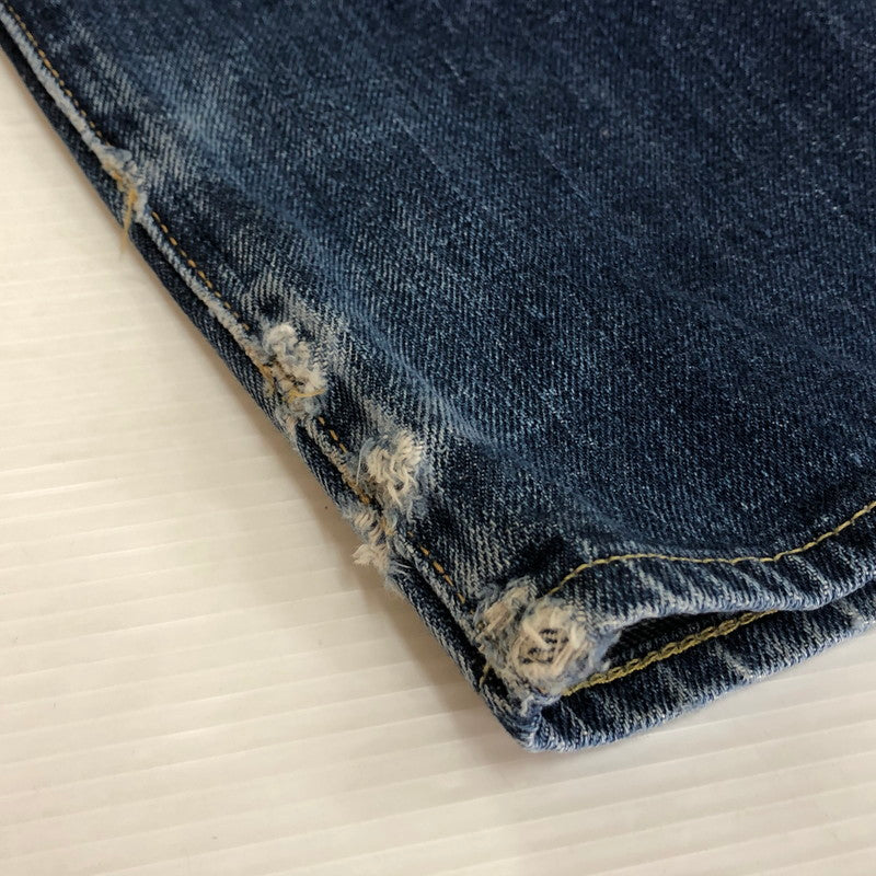 【現状渡し品】【メンズ】 Levi's リーバイス 502XX DENIM PANTS 502XX デニムパンツ ボトムス ジーンズ 日本製 BIG-E ボタン裏 刻印J22 156-251118-ts-24-tei サイズ：w31 カラー：インディゴ 万代Net店