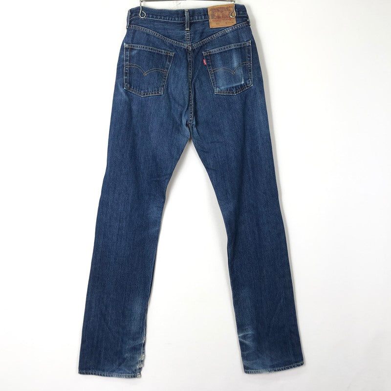 【現状渡し品】【メンズ】 Levi's リーバイス 502XX DENIM PANTS 502XX デニムパンツ ボトムス ジーンズ 日本製 BIG-E ボタン裏 刻印J22 156-251118-ts-24-tei サイズ：w31 カラー：インディゴ 万代Net店