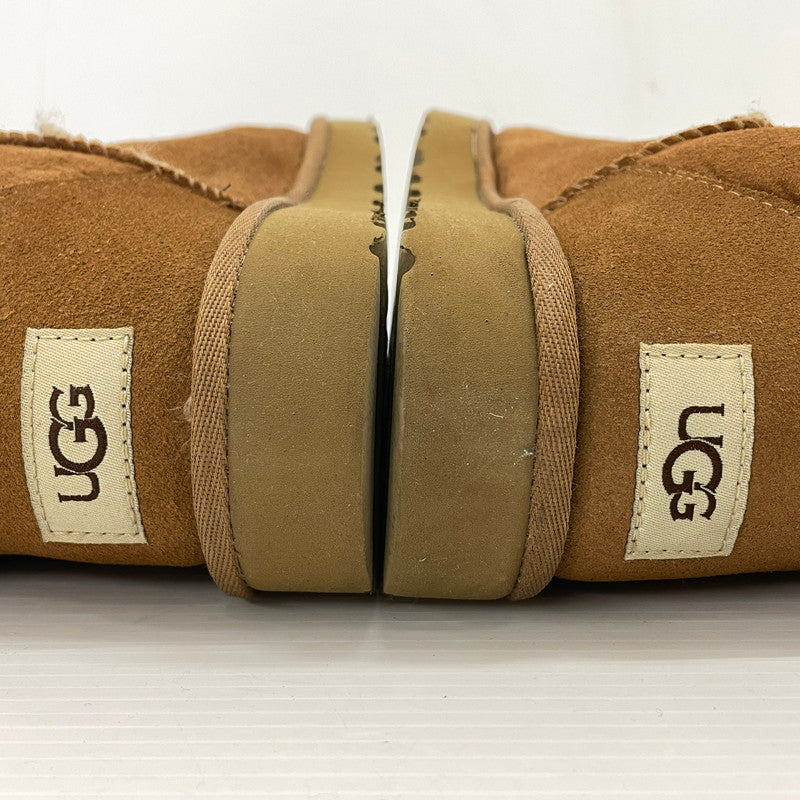 【中古品】【メンズ】 UGG アグ CLASSIC MINI 1002072 クラシック ミニ ムートン ブーツ 靴 164-261014-yo-30-teih サイズ：26cm カラー：チェスナット 万代Net店
