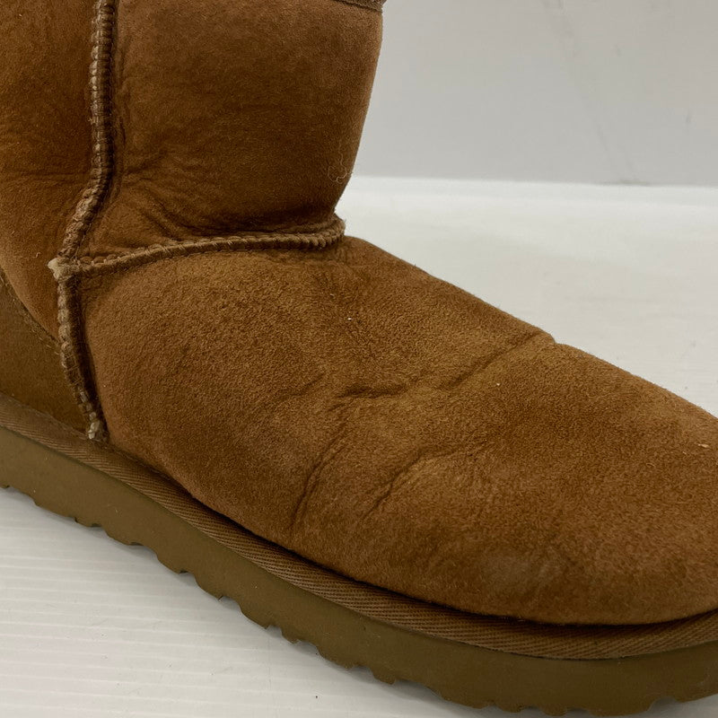【中古品】【メンズ】 UGG アグ CLASSIC MINI 1002072 クラシック ミニ ムートン ブーツ 靴 164-261014-yo-30-teih サイズ：26cm カラー：チェスナット 万代Net店