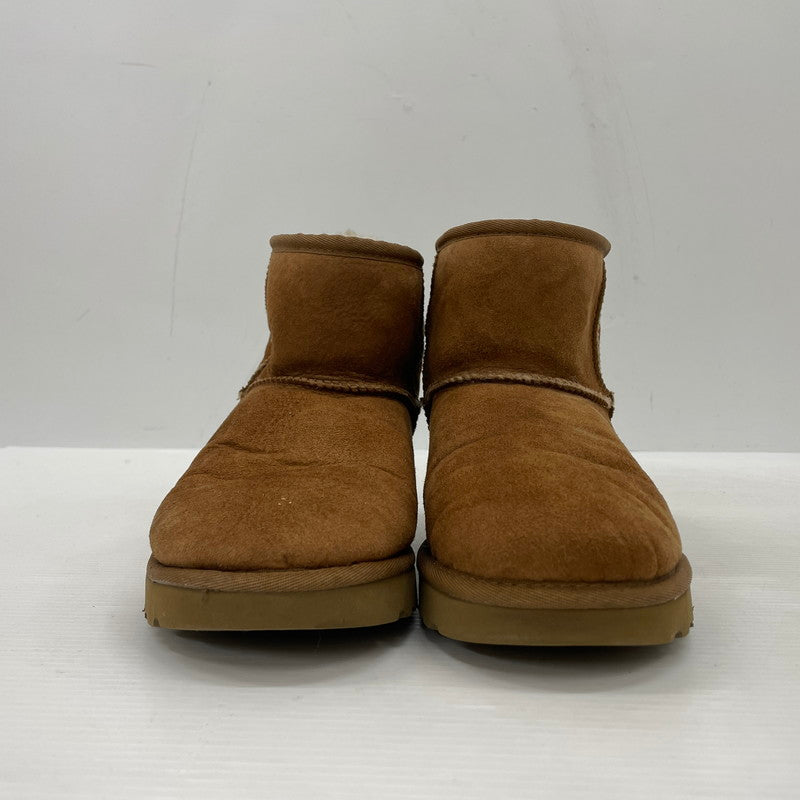【中古品】【メンズ】 UGG アグ CLASSIC MINI 1002072 クラシック ミニ ムートン ブーツ 靴 164-261014-yo-30-teih サイズ：26cm カラー：チェスナット 万代Net店