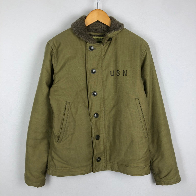 【中古品】【メンズ】 Buzz Rickson's バズリクソンズ N-1 DECK JACKET BR12031 エヌワン デッキ ジャケット アウター フライトジャケット 145-251006-ks-19-tei サイズ：S カラー：カーキ 万代Net店