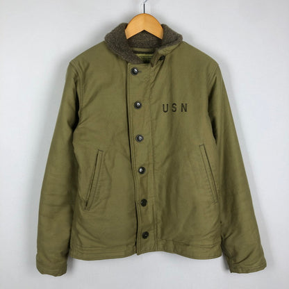【中古品】【メンズ】 Buzz Rickson's バズリクソンズ N-1 DECK JACKET BR12031 エヌワン デッキ ジャケット アウター フライトジャケット 145-251006-ks-19-tei サイズ：S カラー：カーキ 万代Net店