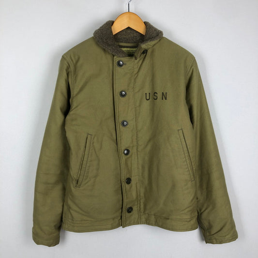 【中古品】【メンズ】 Buzz Rickson's バズリクソンズ N-1 DECK JACKET BR12031 エヌワン デッキ ジャケット アウター フライトジャケット 145-251006-ks-19-tei サイズ：S カラー：カーキ 万代Net店