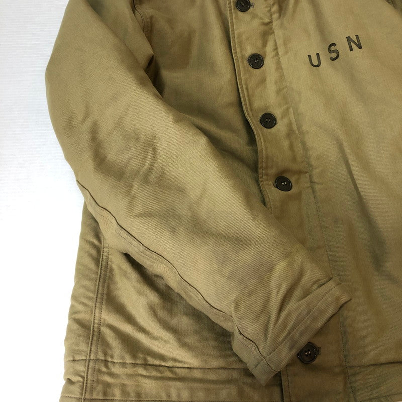 【中古品】【メンズ】 Buzz Rickson's バズリクソンズ N-1 DECK JACKET BR12031 エヌワン デッキ ジャケット アウター フライトジャケット 145-251006-ks-19-tei サイズ：S カラー：カーキ 万代Net店