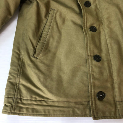 【中古品】【メンズ】 Buzz Rickson's バズリクソンズ N-1 DECK JACKET BR12031 エヌワン デッキ ジャケット アウター フライトジャケット 145-251006-ks-19-tei サイズ：S カラー：カーキ 万代Net店