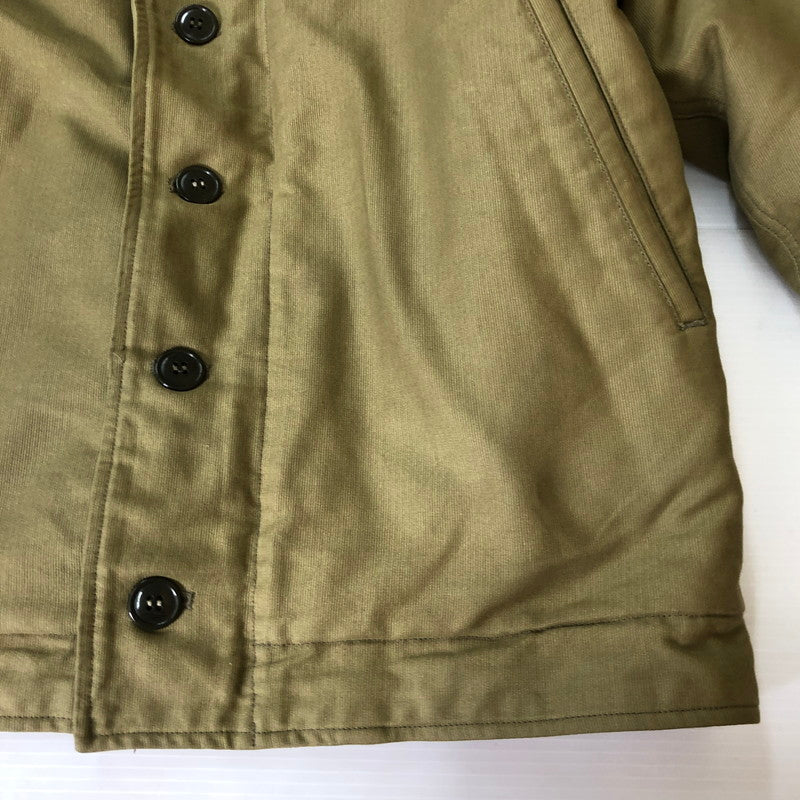 【中古品】【メンズ】 Buzz Rickson's バズリクソンズ N-1 DECK JACKET BR12031 エヌワン デッキ ジャケット アウター フライトジャケット 145-251006-ks-19-tei サイズ：S カラー：カーキ 万代Net店