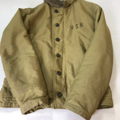 【中古品】【メンズ】 Buzz Rickson's バズリクソンズ N-1 DECK JACKET BR12031 エヌワン デッキ ジャケット アウター フライトジャケット 145-251006-ks-19-tei サイズ：S カラー：カーキ 万代Net店
