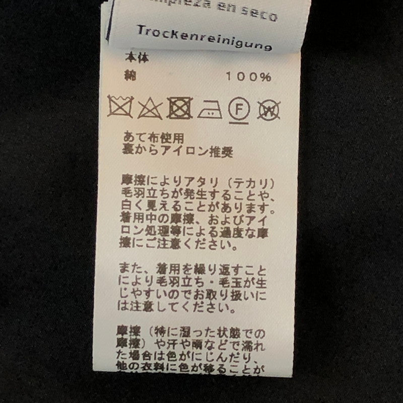 【中古品】【メンズ】 HERMES エルメス BOXY FIT OVERLAP POCKET COTTON SHIRT H466100H2 ボクシーフィット オーバーラップポケット コットンシャツ 長袖 トップス 141-251009-ks-20-tei サイズ：41 カラー：ブラック 万代Net店
