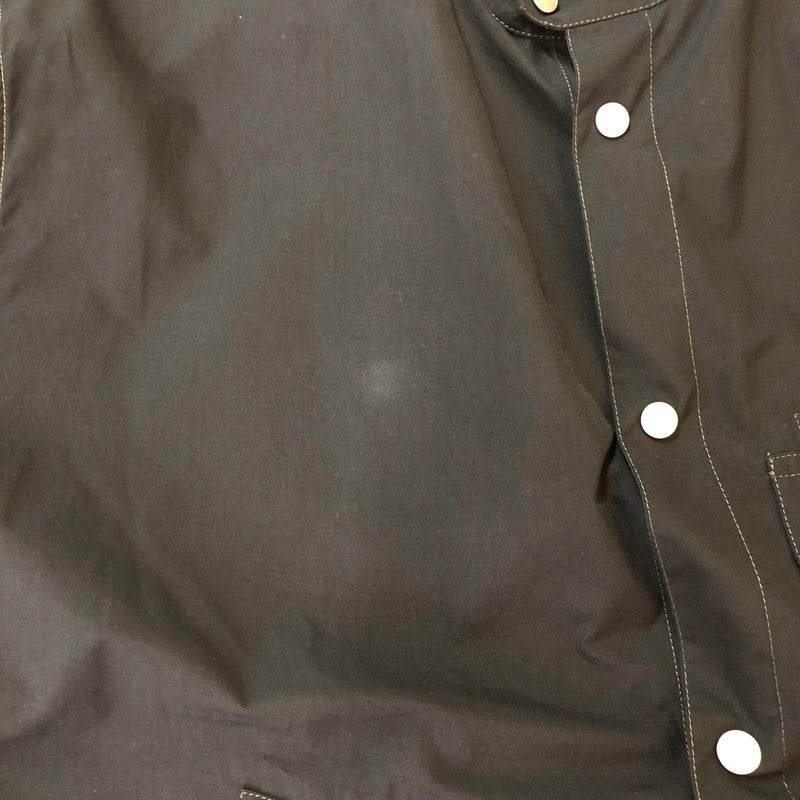 【中古品】【メンズ】 HERMES エルメス BOXY FIT OVERLAP POCKET COTTON SHIRT H466100H2 ボクシーフィット オーバーラップポケット コットンシャツ 長袖 トップス 141-251009-ks-20-tei サイズ：41 カラー：ブラック 万代Net店