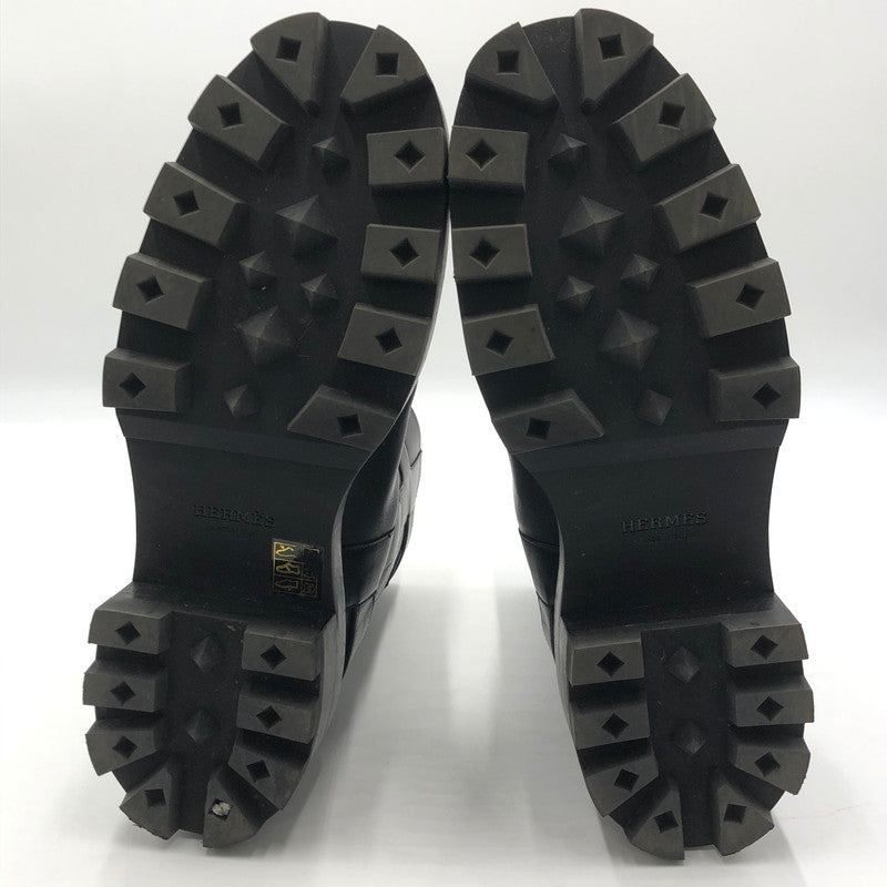 【中古品】【レディース】 HERMES エルメス JAIMY ANKLE BOOTS WS242843ZH ジェイミー アンクルブーツ 靴 183-251015-ks-16-tei カラー：ブラック 万代Net店