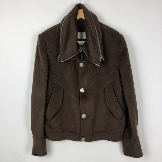 【中古美品】【メンズ】 NULLUS ヌル MULTI-FORM AERO COLLAR JACKET NUAW24JAC001-MAH マルチフォーム エアロ カラー ジャケット ライトアウター 141-251009-ks-04-tei サイズ：2 カラー：ブラウン 万代Net店
