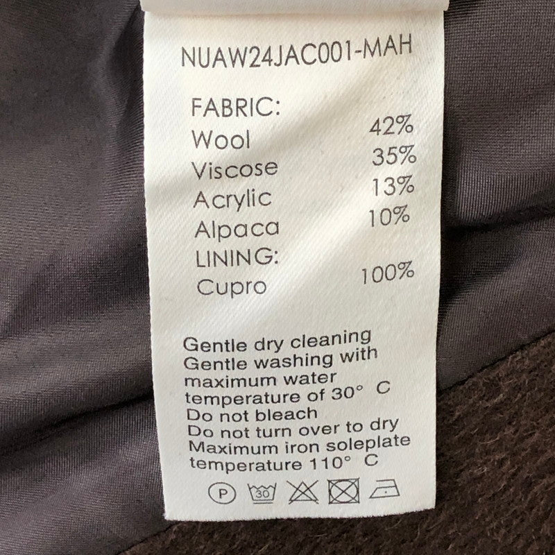 【中古美品】【メンズ】 NULLUS ヌル MULTI-FORM AERO COLLAR JACKET NUAW24JAC001-MAH マルチフォーム エアロ カラー ジャケット ライトアウター 141-251009-ks-04-tei サイズ：2 カラー：ブラウン 万代Net店
