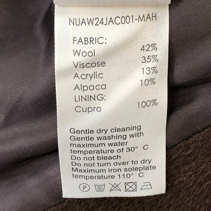 【中古美品】【メンズ】 NULLUS ヌル MULTI-FORM AERO COLLAR JACKET NUAW24JAC001-MAH マルチフォーム エアロ カラー ジャケット ライトアウター 141-251009-ks-04-tei サイズ：2 カラー：ブラウン 万代Net店