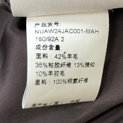 【中古美品】【メンズ】 NULLUS ヌル MULTI-FORM AERO COLLAR JACKET NUAW24JAC001-MAH マルチフォーム エアロ カラー ジャケット ライトアウター 141-251009-ks-04-tei サイズ：2 カラー：ブラウン 万代Net店