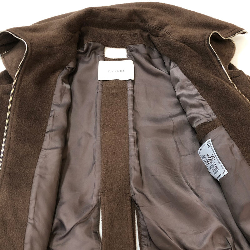 【中古美品】【メンズ】 NULLUS ヌル MULTI-FORM AERO COLLAR JACKET NUAW24JAC001-MAH マルチフォーム エアロ カラー ジャケット ライトアウター 141-251009-ks-04-tei サイズ：2 カラー：ブラウン 万代Net店
