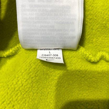 【中古品】【メンズ】 NIKE ナイキ JUST DO IT FLEECE PULLOVER HOODIE CI9407-308 ジャスト ドゥ イット フリース プルオーバー フーディ 長袖 トップス 148-260826-yo-10-teih サイズ：L カラー：ライムグリーン(蛍光色) 万代Net店