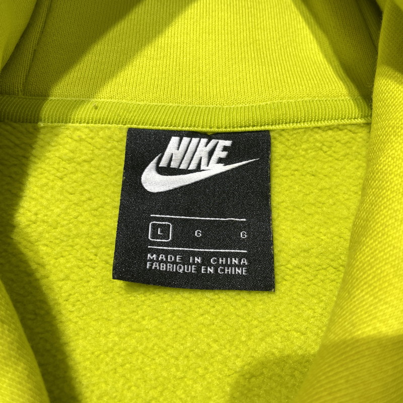 【中古品】【メンズ】 NIKE ナイキ JUST DO IT FLEECE PULLOVER HOODIE CI9407-308 ジャスト ドゥ イット フリース プルオーバー フーディ 長袖 トップス 148-260826-yo-10-teih サイズ：L カラー：ライムグリーン(蛍光色) 万代Net店