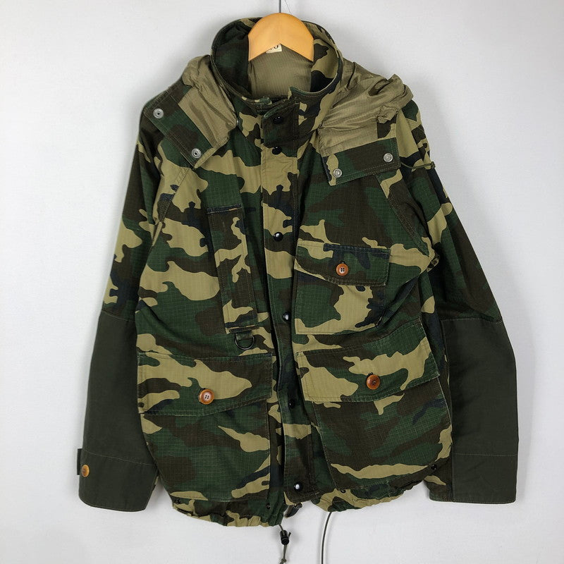 【現状渡し品】【メンズ】 FREEWHEELERS FORESTRY フリーホイーラーズ FIELD JACKET フィールド ジャケット ライトアウター 145-251009-ks-17-fuzh サイズ：40 カラー：カモ柄 万代Net店