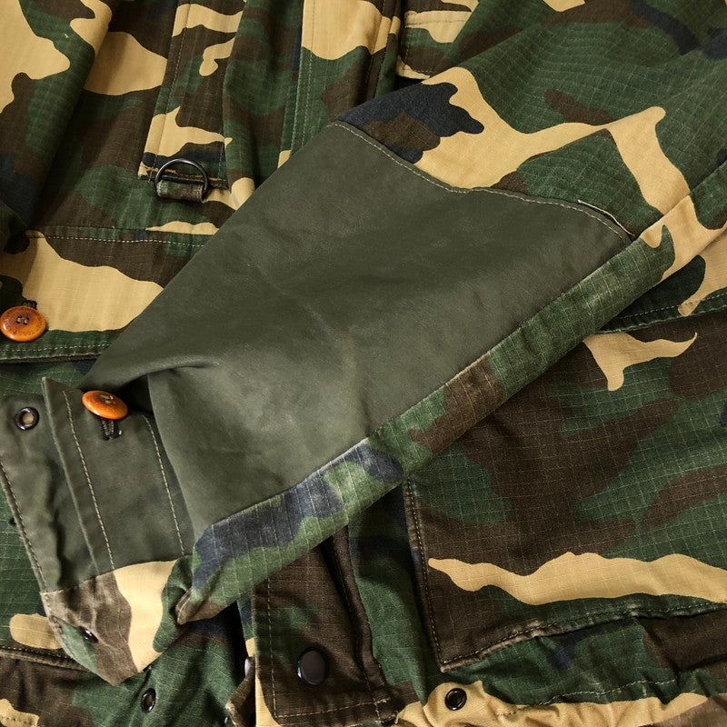 【現状渡し品】【メンズ】 FREEWHEELERS FORESTRY フリーホイーラーズ FIELD JACKET フィールド ジャケット ライトアウター 145-251009-ks-17-fuzh サイズ：40 カラー：カモ柄 万代Net店