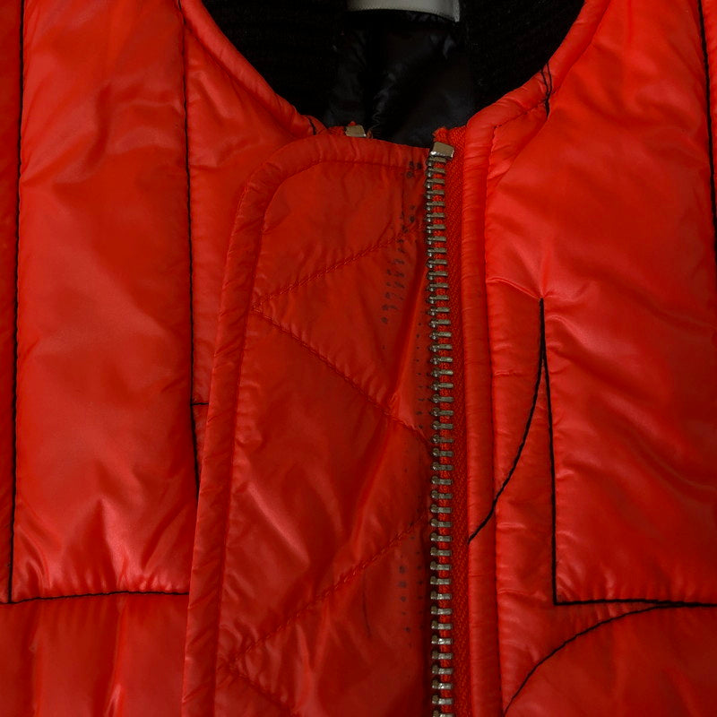 【中古品】【メンズ】 DIESEL ディーゼル QUILTING BLOUSON JACKET キルティング ブルゾン ジャケット アウター 141-251126-yo-01-tei サイズ：S カラー：オレンジ(赤みの強い) 万代Net店