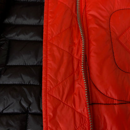 【中古品】【メンズ】 DIESEL ディーゼル QUILTING BLOUSON JACKET キルティング ブルゾン ジャケット アウター 141-251126-yo-01-tei サイズ：S カラー：オレンジ(赤みの強い) 万代Net店