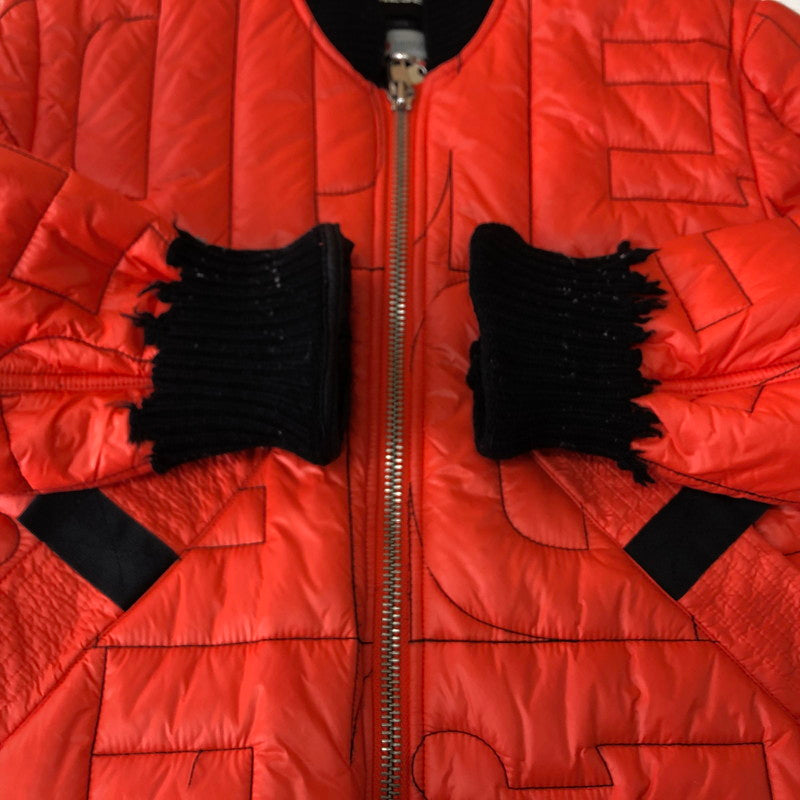 【中古品】【メンズ】 DIESEL ディーゼル QUILTING BLOUSON JACKET キルティング ブルゾン ジャケット アウター 141-251126-yo-01-tei サイズ：S カラー：オレンジ(赤みの強い) 万代Net店