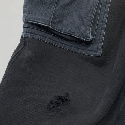 【現状渡し品】【メンズ】 NIKE ナイキ × TRAVIS SCOTT トラビス スコット 別注コラボ 20SS UTULITY SWEAT PANT CU0462-010 2020年春夏 ユーティリティ スウェット パンツ ボトムス 153-260901-sa-07-teih サイズ：XS カラー：ブラック 万代Net店