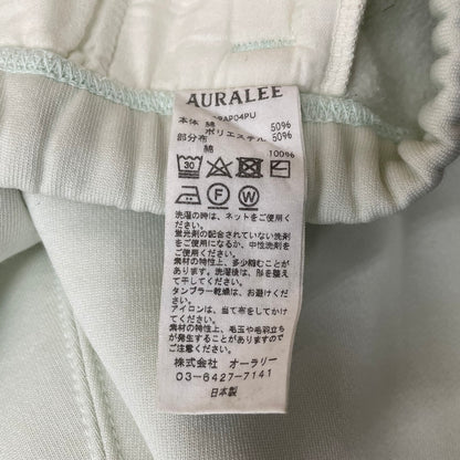 【中古品】【メンズ】 AURALEE オーラリー BAGGY SWEAT PANTS A9AP04PU バギー スウェット パンツ ボトムス 151-260623-yo-18-tei サイズ：3 カラー：ライム 万代Net店