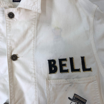 【現状渡し品】【メンズ】 BLUEBLUE ブルーブルー REMADE PAINT COVERALLS リメイク ペイント カバーオール ジャケット ライトアウター 145-251009-ks-15-tei サイズ：表記サイズなし カラー：ホワイト 万代Net店