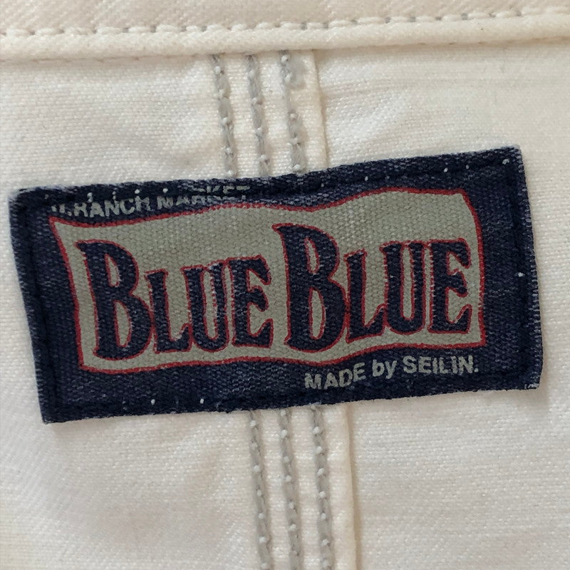 【現状渡し品】【メンズ】 BLUEBLUE ブルーブルー REMADE PAINT COVERALLS リメイク ペイント カバーオール ジャケット ライトアウター 145-251009-ks-15-tei サイズ：表記サイズなし カラー：ホワイト 万代Net店