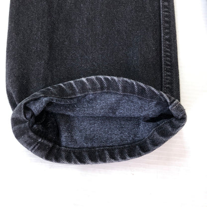 【中古品】【メンズ】 Levi's リーバイス 501 STRAIGHT DENIM PANTS ストレート デニムパンツ ボトムス ジーンズ ボタン裏532 後染め USA製 156-251009-ks-28-tei サイズ：W29L30 カラー：ブラック 万代Net店