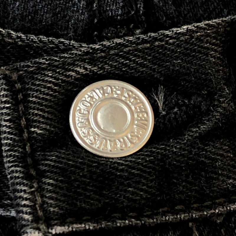 【中古品】【メンズ】 Levi's リーバイス 501 STRAIGHT DENIM PANTS ストレート デニムパンツ ボトムス ジーンズ ボタン裏532 後染め USA製 156-251009-ks-28-tei サイズ：W29L30 カラー：ブラック 万代Net店