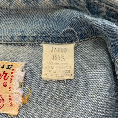 【中古品】【メンズ】 Wrangler ラングラー 70's L/S WESTERN SHIRT VINTAGE 70年代 ロングスリーブ ウエスタンシャツ 長袖 トップス ヴィンテージ 145-251023-yy-05-tei サイズ：33 カラー：ブルー 万代Net店