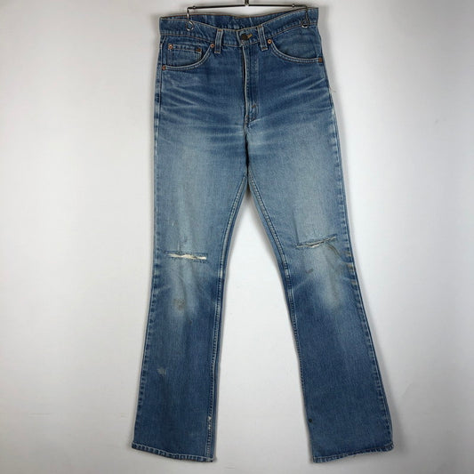 【現状渡し品】【メンズ】 Levi's リーバイス 517 BOOTCUT DENIM PANTS 517-7417 ブーツカット デニムパンツ ボトムス ジーンズ ボタン裏刻印501 USA製 156-251225-ks-02-tei サイズ：31 カラー：インディゴ 万代Net店