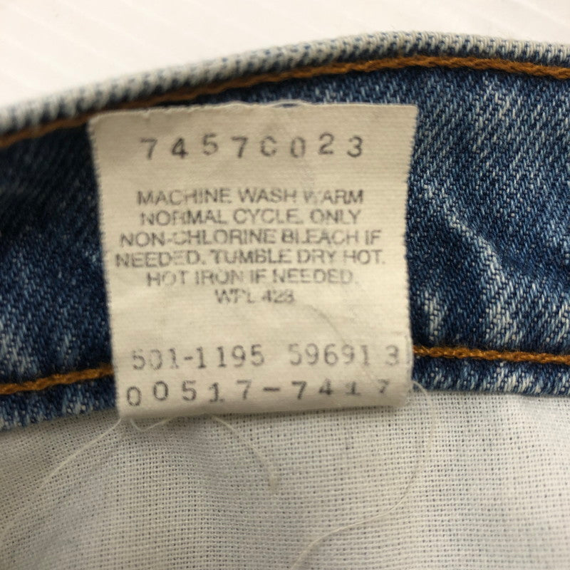 【現状渡し品】【メンズ】 Levi's リーバイス 517 BOOTCUT DENIM PANTS 517-7417 ブーツカット デニムパンツ ボトムス ジーンズ ボタン裏刻印501 USA製 156-251225-ks-02-tei サイズ：31 カラー：インディゴ 万代Net店