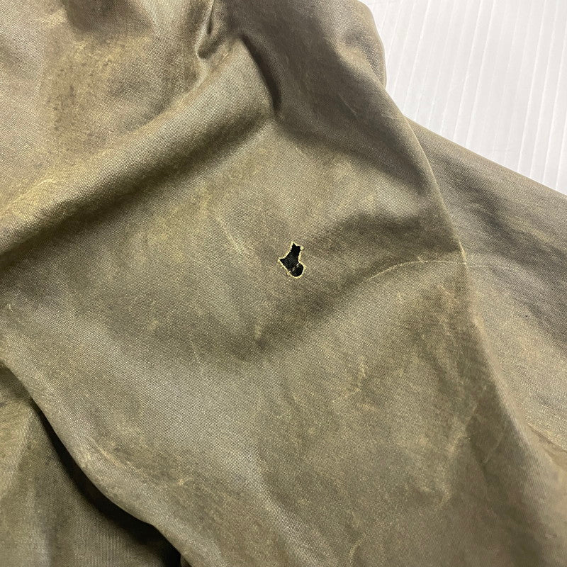 【ジャンク品】【メンズ】 BARBOUR バブアー 80's BEDALE 4FLAP OILED JACKET VINTAGE 80年代 ビデイル 4フラップ オイルドジャケット ヴィンテージ 145-251012-ts-17-tei サイズ：36in カラー：カーキ 万代Net店