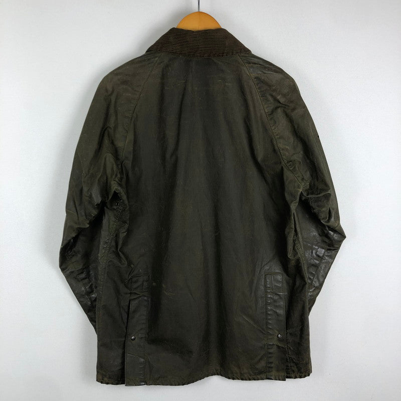 【ジャンク品】【メンズ】 BARBOUR バブアー 80's BEDALE 4FLAP OILED JACKET VINTAGE 80年代 ビデイル 4フラップ オイルドジャケット ヴィンテージ 145-251012-ts-17-tei サイズ：36in カラー：カーキ 万代Net店