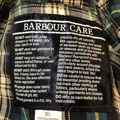 【ジャンク品】【メンズ】 BARBOUR バブアー 80's BEDALE 4FLAP OILED JACKET VINTAGE 80年代 ビデイル 4フラップ オイルドジャケット ヴィンテージ 145-251012-ts-17-tei サイズ：36in カラー：カーキ 万代Net店