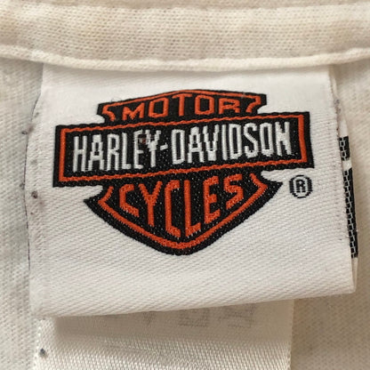 【中古品】【メンズ】 HARLEY DAVIDSON ハーレーダビッドソン 00's TRIBAL L/S POCKET TEE 2000年代 とライバル ロングスリーブ　ポケット　Tシャツ　トップス　長袖 145-251012-ts-19-fuz サイズ：サイズ不明 カラー：ホワイト 万代Net店