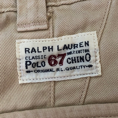 【中古品】【メンズ】 POLO RALPH LAUREN ポロ・ラルフローレン POLO 67 CHINO CARGO PANT ポロ67 チノ カーゴパンツ ボトムス ワークパンツ 156-251016-ts-24-tei サイズ：35 カラー：ライトベージュ 万代Net店