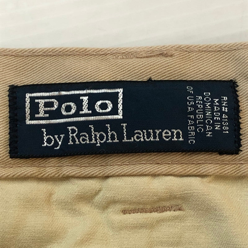 【中古品】【メンズ】 POLO RALPH LAUREN ポロ・ラルフローレン POLO 67 CHINO CARGO PANT ポロ67 チノ カーゴパンツ ボトムス ワークパンツ 156-251016-ts-24-tei サイズ：35 カラー：ライトベージュ 万代Net店