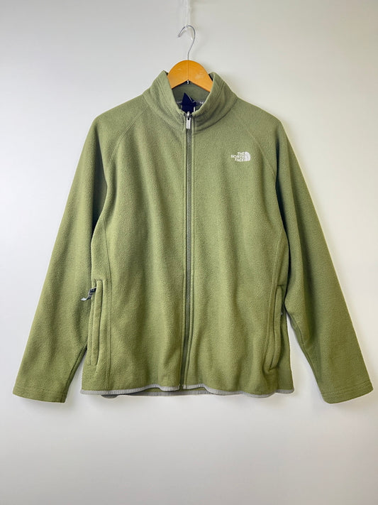 【中古品】【メンズ】 THE NORTH FACE ザ・ノースフェイス FLEECE ZIP UP JACKET フリースジャケット アウター 144-260921-AS-2-hon サイズ：下記参照 カラー：グリーン 万代Net店