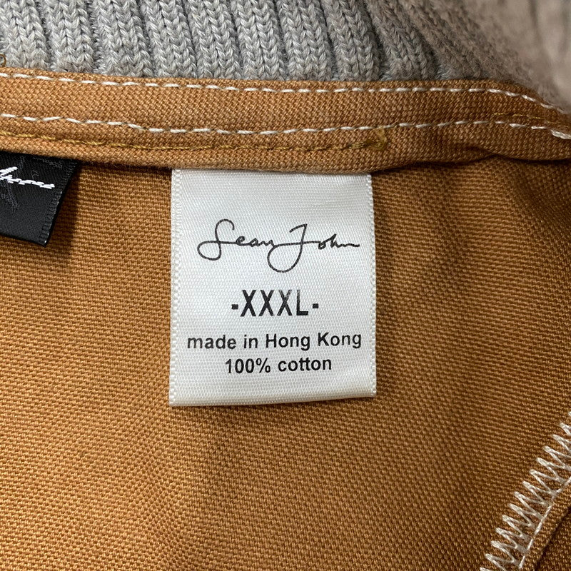 【中古品】【メンズ】 Sean John ショーンジョン MULTI POCKET COTTON WORK JACKET MADE IN HONG KONG マルチポケット コットン ワークジャケット アウター 香港製 142-261019-ss-12-teih サイズ：3XL カラー：ブラウン 万代Net店