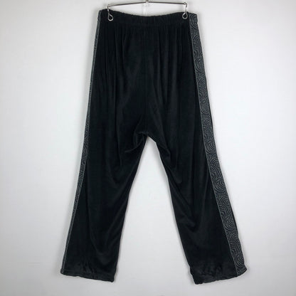 【中古品】【メンズ】 CALEE キャリー 23AW VELOUR TRACK PANTS ベロア トラック パンツ ボトムス 153-251013-ks-27-tei サイズ：L カラー：ブラック 万代Net店