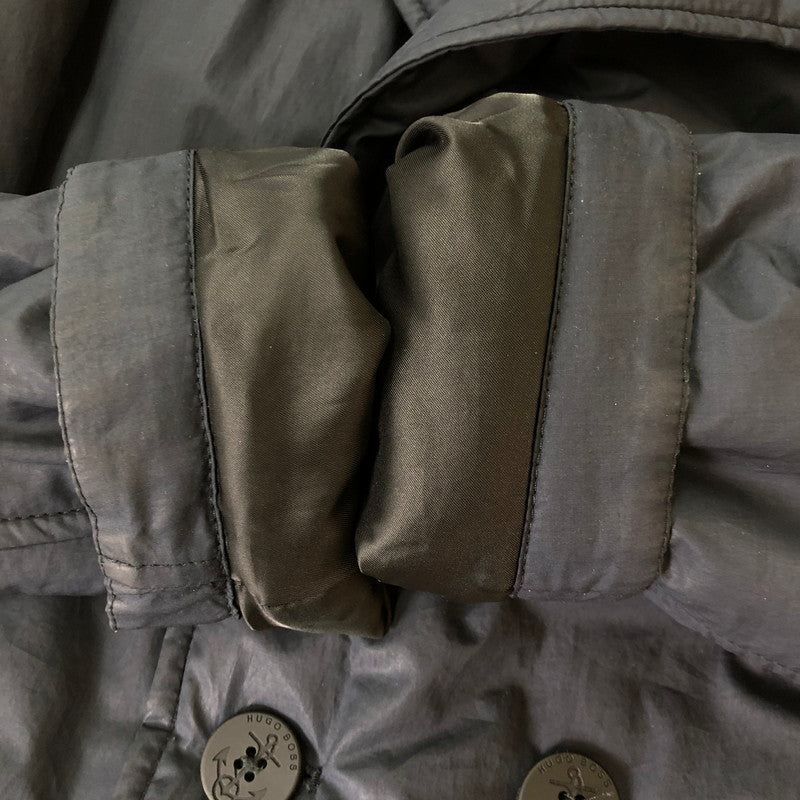 【中古品】【メンズ】 HUGO BOSS ヒューゴボス PRIMALOFT COAT プリマロフト コート アウター 141-251013-ks-05-tei サイズ：46 カラー：ネイビー 万代Net店