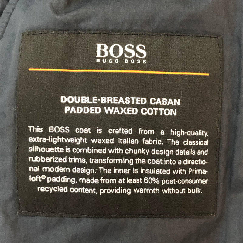 【中古品】【メンズ】 HUGO BOSS ヒューゴボス PRIMALOFT COAT プリマロフト コート アウター 141-251013-ks-05-tei サイズ：46 カラー：ネイビー 万代Net店